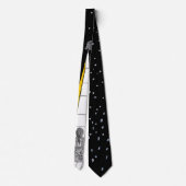Winter Night Walk Neck Tie Krawatte (Rückseite)