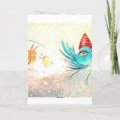 Winter North Pinguin Card Feiertagskarte (Rückseite)