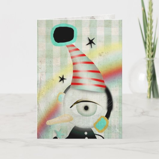 Winter North Pinguin Card Feiertagskarte (Vorderseite)