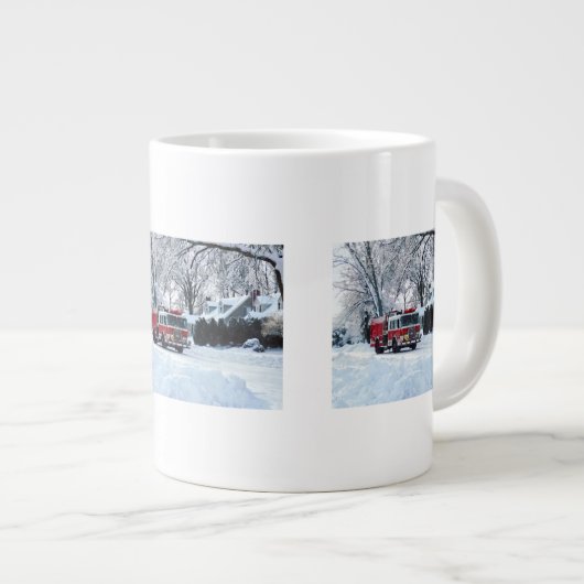 Winter-Notfall Jumbo-Tasse (Vorderseite Rechts)