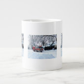 Winter-Notfall Jumbo-Tasse (Vorderseite)