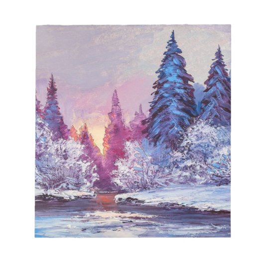 Winter Notizblock (Vorderseite)
