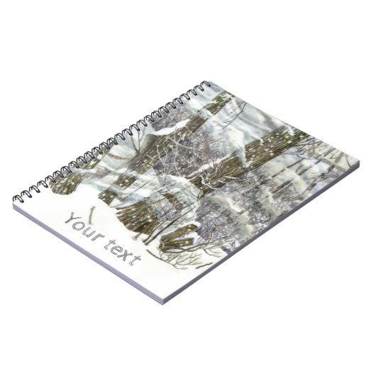 Winter Notizblock (Linke Seite)