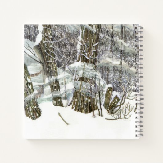 Winter Notizbuch (Rückseite)