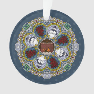 Winter Nouveau Akrylverzierung Ornament