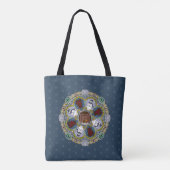 Winter Nouveau All-Over-Print Bag Tasche (Rückseite)