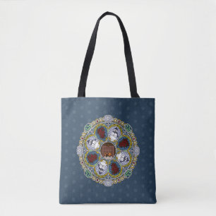 Winter Nouveau All-Over-Print-Tasche Tasche