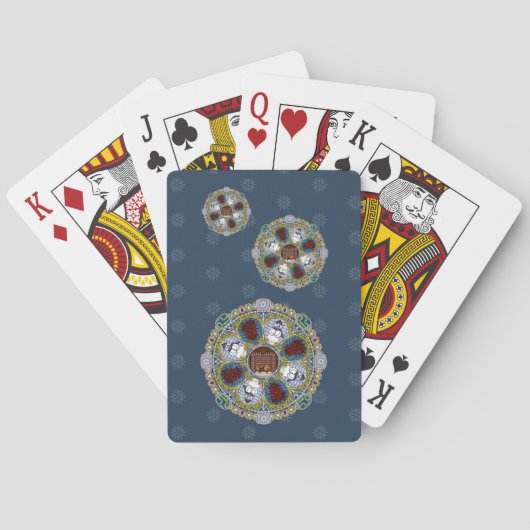 Winter Nouveau Classic Spielkarten (Rückseite)
