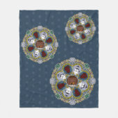 Winter Nouveau Fleece Blanket (Vorderseite)