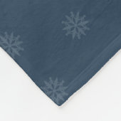 Winter Nouveau Fleece Blanket (Ecke)