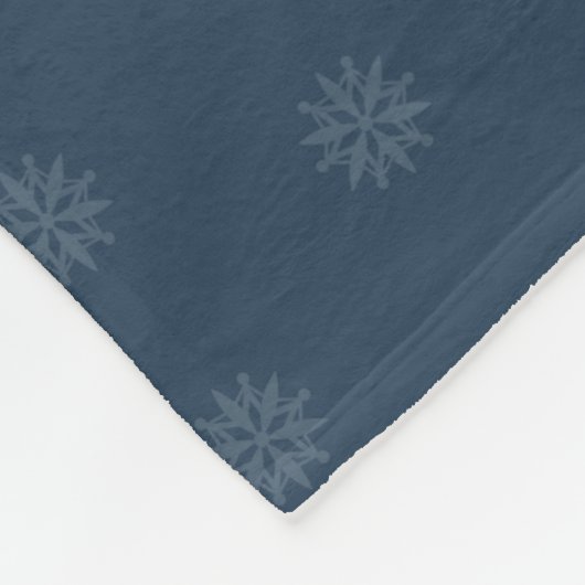 Winter Nouveau Fleece Blanket (Ecke)