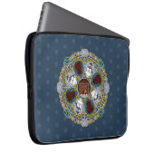Winter Nouveau Laptop Sleeve (Vorne Rechts)
