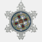 Winter Nouveau Premium Ornament (Vorderseite)