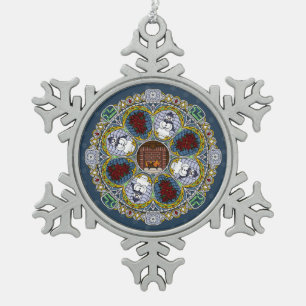 Winter Nouveau Premium Ornament