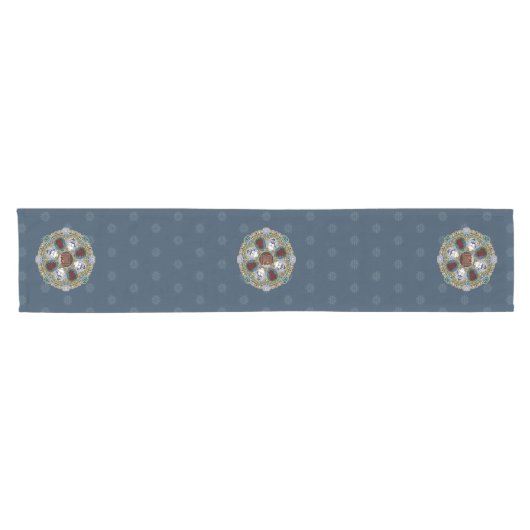 Winter Nouveau Table Runner Kurzer Tischläufer (Horizontal)