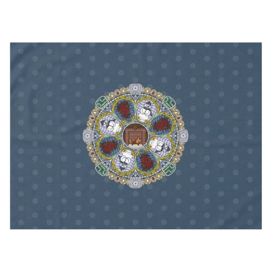 Winter Nouveau Tablecloth Tischdecke (Vorderseite (Horizontal))