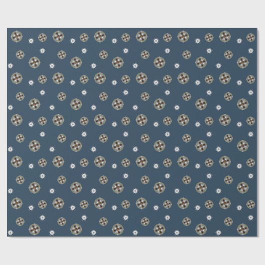 Winter Nouveau Wrapping Paper Geschenkpapier (Flach)