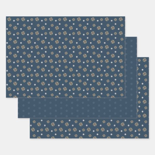Winter Nouveau Wrapping Paper Set Geschenkpapier Set (Set)