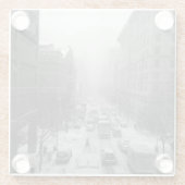 Winter NYC Glasuntersetzer (Rückseite)