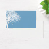 Winter Oak Tree Blue White Bat Mitzvah (Schreibtisch)