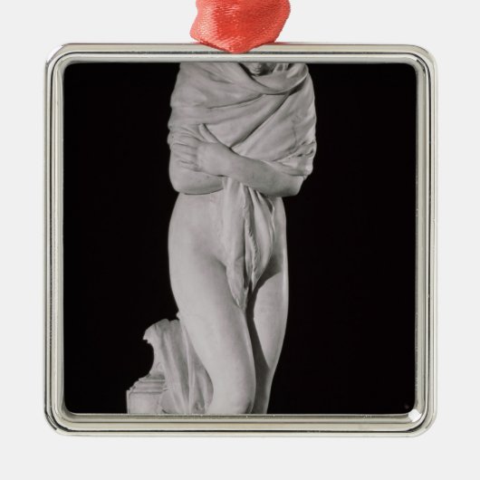 Winter oder die kühle Frau Ornament Aus Metall (Vorne)