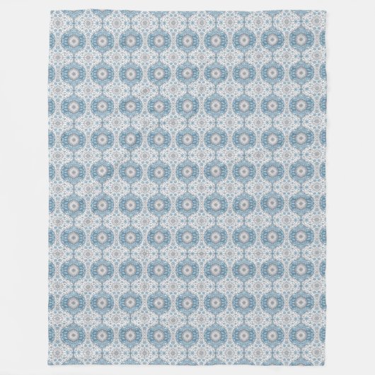 Winter-Ogee-Muster-Flanelldecke Fleecedecke (Vorderseite)