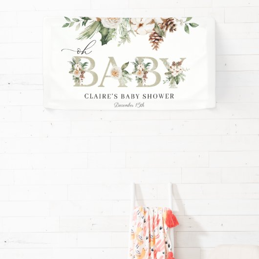 Winter Oh Baby Duschbanner Banner (InSitu)
