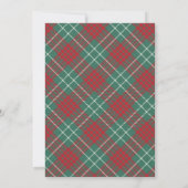 Winter Oh, was Spaß Weihnachtsbaum Erster Geburtst Einladung (Rückseite)