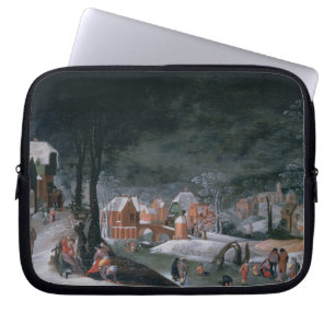 Winter (Öl auf Platte) (sehen Sie auch 166905, Laptopschutzhülle