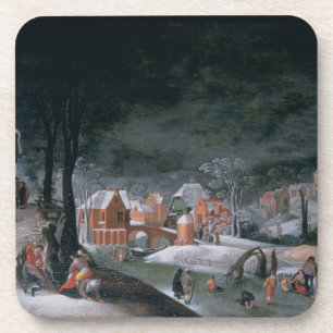 Winter (Öl auf Platte) (sehen Sie auch 166905, Untersetzer