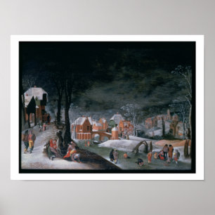 Winter (Öl auf Tafel) (siehe auch 166905, 166906,  Poster