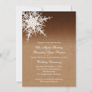 Winter Ombre Hochzeitseinladung Einladung