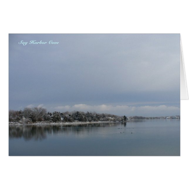 Winter on SAY Harbour Cove (Vorderseite (Horizontal))