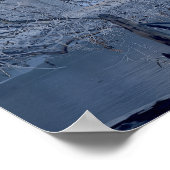 Winter on the Delaware Poster (Ecke)
