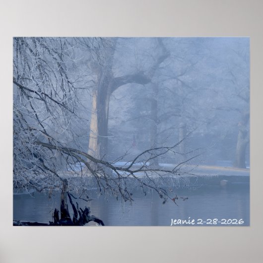 Winter on the Delaware Poster (Vorne)