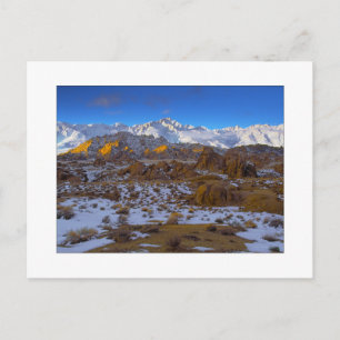 "Winter on Whitney" Postkarte
