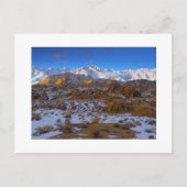 "Winter on Whitney" Postkarte (Vorderseite)