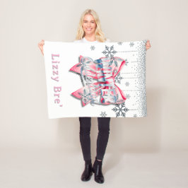 Winter Onderland Girl 1. Geburtstagsparty-Geschenk Fleecedecke