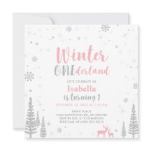 Winter Onederland 1./1. Geburtstag - Mädchen