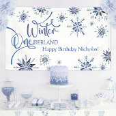 Winter Onederland 1. Geburtstag Banner