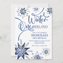 Winter Onederland 1. Geburtstag