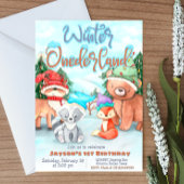 Winter Onederland - 1. Geburtstag Einladung