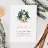 Winter Onederland 1. Geburtstag Einladung