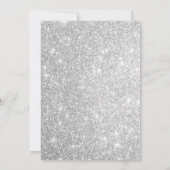 Winter Onederland 1. Geburtstag Einladung Foto (Rückseite)