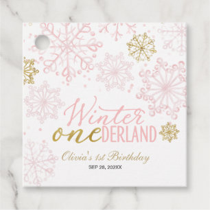 Winter Onederland 1. Geburtstag Geschenkanhänger
