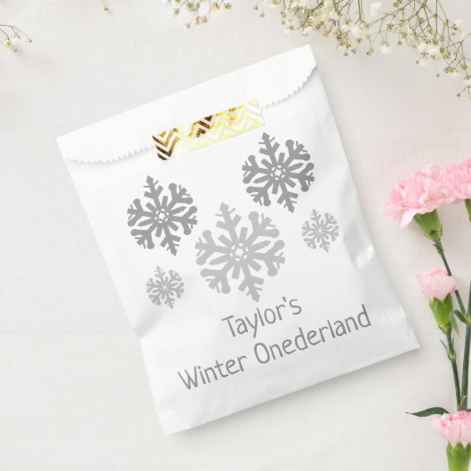 Winter Onederland 1. Geburtstag Geschenktütchen (Versiegelt)