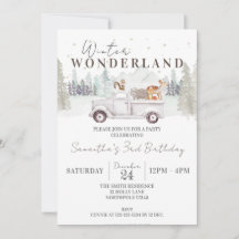 Winter ONEderland 1. Geburtstag, Kind erster Gebur