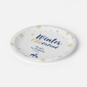 Winter Onederland 1. Geburtstag Party Paper Teller (Schrägansicht)