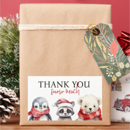 Winter Onederland 1. Geburtstag Weihnachtsfest Fot Rechteckiger Aufkleber