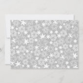 Winter ONEderland 1. Geburtstagseinladung Einladung (Rückseite)